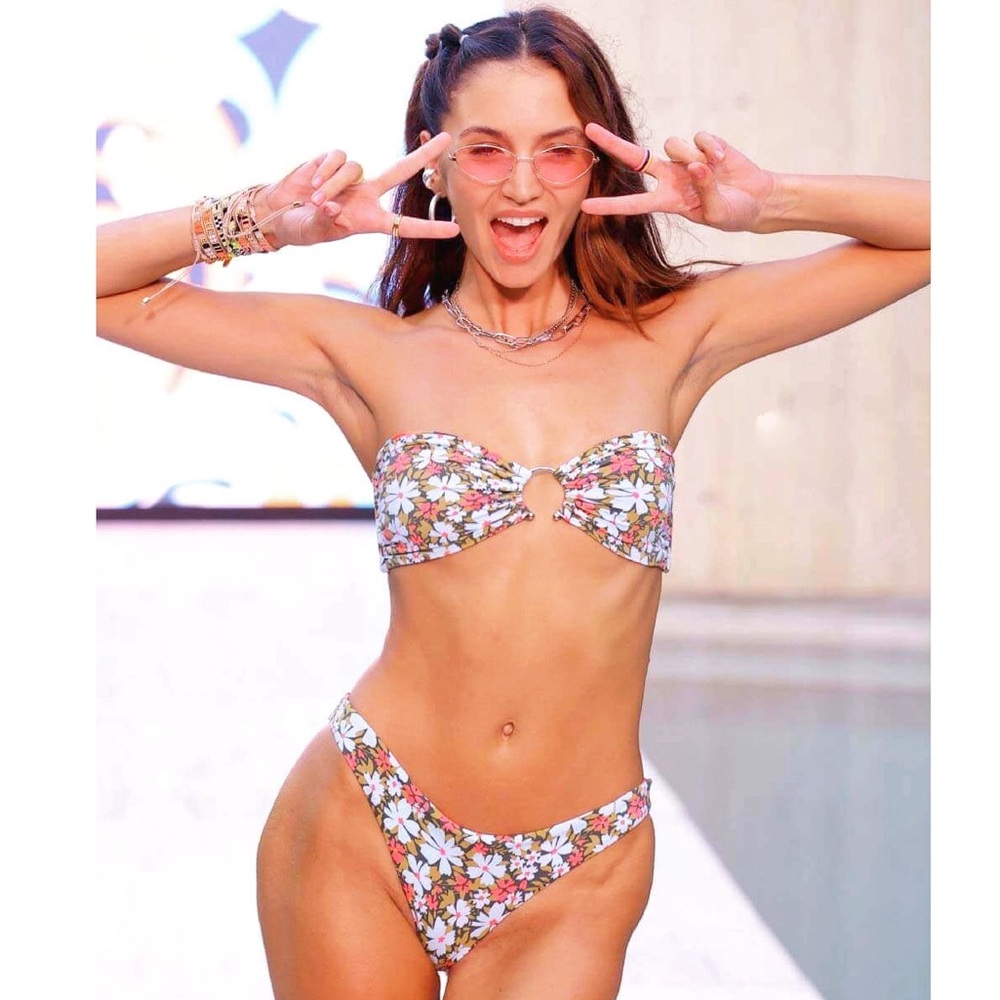 MAAJI Set - Halfmoon Strapless Ring Bikini Top & Flirt Signature Bottoms M